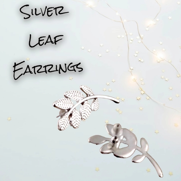 Silver Branch Bracelet & matching dainty branch earrings NWT - Picture 2 of 3